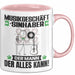 Musikgeschäftsinhaber Tasse Geschenk für Musikgeschäftsinhaber Der Mann Der Alles Kann Geschenkidee zum Geburtstag Rosa Trendation
