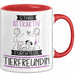 Tierfreundin Tasse Geschenk Becher Stark Attraktiv Furchtlos Tierfreundin Lustige Geschenkidee Rot Trendation