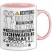 Schwägerschaft Geschenk Tasse Lustiger Spruch Erheben Sie Sich Der Schwägerschaft Betritt den Raum Rosa Trendation