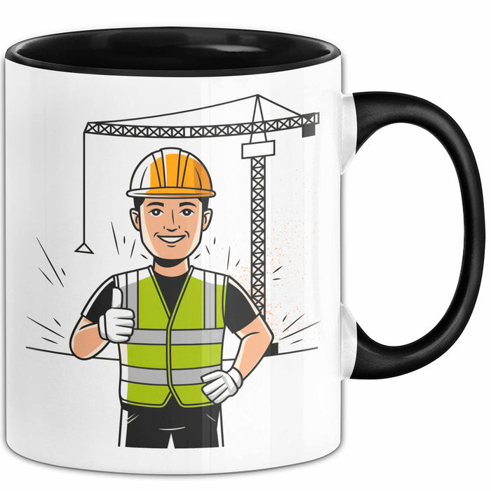 Bauarbeiter Tasse Geschenk Lustige Geschenkidee Spruch Für Bau Profis Trendation