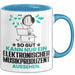 ElektronischerMusikproduzent Geschenk Tasse So Gut Kann Nur Ein ElektronischerMusikproduzent Aussehen Geschenkidee Kaffee-Becher Blau Trendation