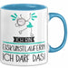 Geschenk für Eiskunstläuferin Tasse Lustige Geschenkidee Geburtstag Ich Bin Eiskunstläuferin Ich Darf Das Blau Trendation