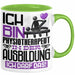 Physiotherapeut Ausbildung Tasse Geschenk Ich Bin Physiotherapeut In Der Ausbildung Ich Darf Das Geschenkidee Spruch Grün Trendation