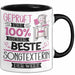 Beste Songtexterin Der Welt Tasse Geschenk für Eine Songtexterin Geprüft Und Sicher Geschenkidee Geburtstag Weihnachten Trendation