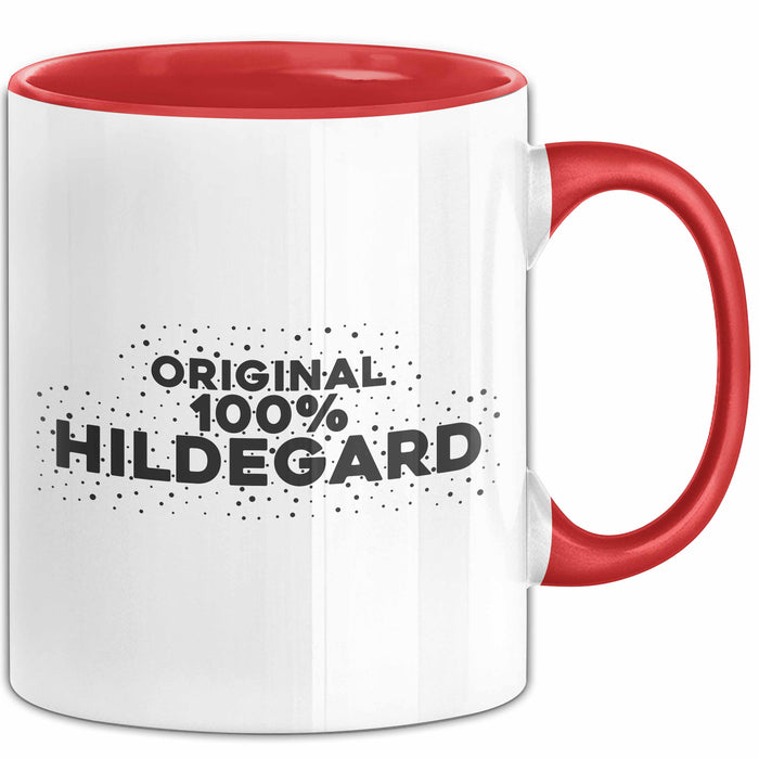 Hildegard Tasse Original 100% Hildegard Geschenk Rot Trendation