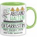 Gitarristin Tasse Geschenk Lustig Abstand Halten Hochleistungs-Gitarristin Mit Drang Zur Perfektion Bei Der Arbeit Grün Trendation