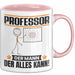 Professor Tasse Geschenk für Professor Der Mann Der Alles Kann Geschenkidee zum Geburtstag Rosa Trendation