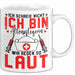 Krankenschwester Pflege Betreuung Tasse Geschenk Lustige Geschenkidee Spruch Ich Schreie Nicht Ich Bin Altenpflegerin Weiß Trendation