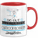 Outdoor-Bloggerin Geschenk Tasse So Gut Kann Nur Eine Outdoor-Bloggerin Aussehen Geschenkidee Geburtstag Weihnachten Lustig Rot Trendation