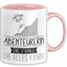 Abenteurerin Geschenk Tasse Becher Die Frau Die Allen Kann Geschenkidee für eine Abenteurerin Lustig Rosa Trendation