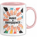 Freiwilliger Tasse Geschenk Lustige Geschenkidee Spruch Für Veränderungs Macher Rosa Trendation