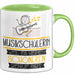 Musikschülerin Weil Es Keinen Schöneren Beruf Gibt Tasse Geschenk für Eine Musikschülerin Lustig Grün Trendation