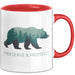 Wildtierschutz Tasse Geschenk Lustige Geschenkidee Spruch Bewahren und Schützen Rot Trendation