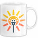 Solarenergie Fan Tasse Geschenkidee für Erneuerbare Energie Weiß Trendation