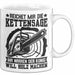 Waldarbeiter Tasse Geschenk Kettensäge Holz Reichet Mir Die Kettensäge Weiß Trendation