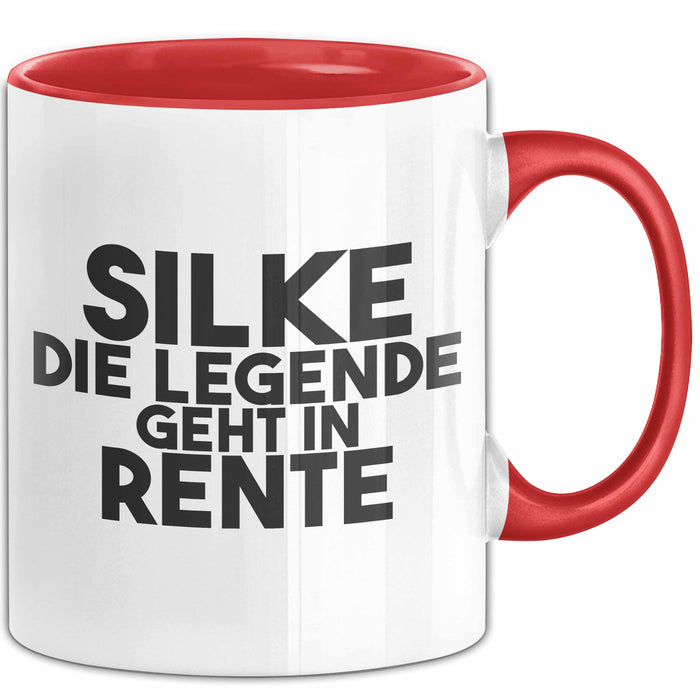 Silke Tasse Silke – Die Legende Geht In Rente Geschenk