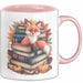 Fuchs Tierliebhaber Tasse Geschenk Lustige Geschenkidee Spruch Ästhetischer Fuchs Mit Buchlesung Rosa Trendation