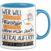 Ultraläuferin Tasse Geschenk Spruch Wer Will Schon Prinzessin Sein Wenn Man Auch Ultraläuferin Sein Kann Blau Trendation