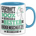 Bogenschütze Geschenk Lustiger Spruch für Bogenschütze Geschenkidee Bester Bogenschütze Der Welt Blau Trendation