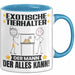 ExotischeTierhalter Tasse Geschenk für ExotischeTierhalter Der Mann Der Alles Kann Geschenkidee zum Geburtstag Blau Trendation