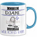 DJane Tasse Geschenk Ich Bin DJane Warum Weil Ich Es Kann Geschenkidee Geburtstag Blau Trendation