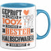 Halbschwager Geschenk Lustiger Spruch für Halbschwager Geschenkidee Bester Halbschwager Der Welt Blau Trendation