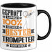 Trompeter Geschenk Lustiger Spruch für Trompeter Geschenkidee Bester Trompeter Der Welt Schwarz Trendation