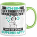 Elektronischer Musikproduzent Tasse Geschenk für Elektronischer Musikproduzent Geburtstag Lustiger Spruch Kaffee-Becher Was Ist Deine Superkraft Grün Trendation