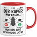 Käfer Liebhaber Tasse Geschenk Die Käfer Rufen An Geschenkidee Becher Rot Trendation