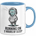 Minimal Schläfer Tasse Geschenk Lustige Geschenkidee Spruch Für Müde Menschen Blau Trendation