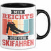 Ski Tasse Geschenk Grafik Mir Reichts Ich Geh Ski Fahren Becher Schwarz Trendation