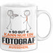 Fotograf Geschenk Tasse So Gut Kann Nur Ein Fotograf Aussehen Geschenkidee Kaffee-Becher Weiß Trendation