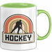 Hockeyspieler Spiel Sport Tasse Geschenk Lustige Geschenkidee Spruch Grün Trendation