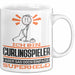 Curlingspieler Geschenk Tasse Ich Bin Curlingspieler Aber Sag Doch Einfach Superheld Lustige Geschenkdiee für Curlingspieler Kaffee-Becher Weiß Trendation