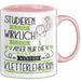 Kletterlehrerin Tasse Lustiges Geschenk Studieren Kann Wirklich Jeder Nur Die Besten Werden Kletterlehrerin Rosa Trendation