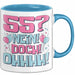 55er Geburtstag Geschenk Männer Frauen 55 Nein Doch Ohhhh Lustiger Spruch Geschenkidee Kaffee-Becher Blau Trendation