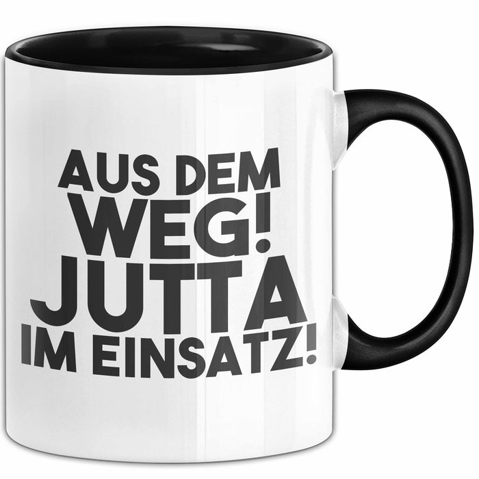 Jutta Tasse Aus Dem Weg! Jutta Im Einsatz! Geschenk