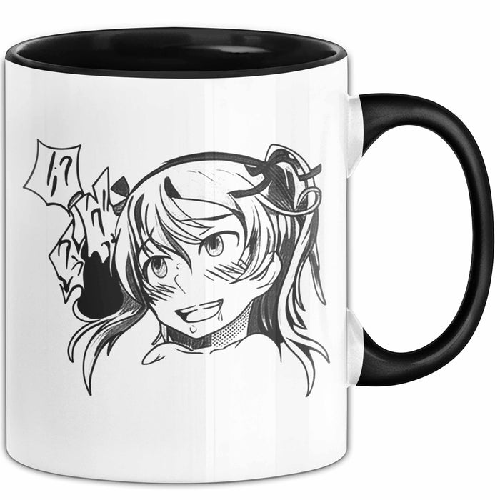 Anime Manga Mädchen Tasse Geschenk Lustige Geschenkidee Trendation