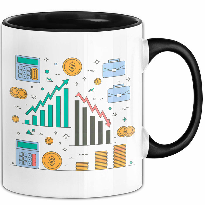 Ökonom Tasse Geschenkidee für Marktanalysten Trendation