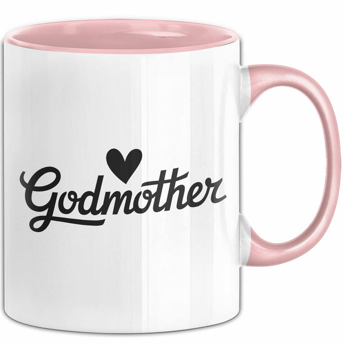 Patentante Tasse Geschenk Godmother Geschenkidee Taufe Patenkind Rosa Trendation