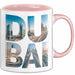 Dubai VAE Tasse Geschenk Lustige Geschenkidee Spruch Rosa Trendation