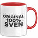 Sven Tasse Original 100% Sven Geschenk Rot Trendation