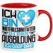 Notfallsanitäter Ausbildung Tasse Geschenk Ich Bin Notfallsanitäter In Der Ausbildung Ich Darf Das Geschenkidee Spruch Rot Trendation