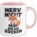 Fuchs Tierliebhaber Tasse Geschenk Lustige Geschenkidee Spruch Nerv Nicht Bin Am Zocken Rosa Trendation