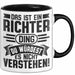 Richter Tasse Geschenk Das Ist Ein Richter Ding Du Würdest Es Nicht Verstehen Becher Jura Trendation