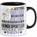 Hundesportler Geschenk Tasse Lustiger Spruch Erheben Sie Sich Der Hundesportler Betritt den Raum Schwarz Trendation
