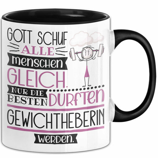 Gewichtheberin Geschenk Becher Tasse Gott Schuf Alle Menschen Gleich Nur Die Besten Durfeten Gewichtheberin Werden Geschenkidee Lustig Trendation