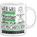 Keyboarderin Tasse Geschenk Spruch Wer Will Schon Prinzessin Sein Wenn Man Auch Keyboarderin Sein Kann Weiß Trendation