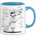Flugbegleiter Tasse Geschenk Lustige Geschenkidee Spruch Für Reise Crew Blau Trendation