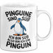 Sarkastischer Pinguin Tasse Geschenk Lustige Geschenkidee Spruch Pinguine Sind Süß Ich Bin Süß Also Bin Ich Ein Pinguin Weiß Trendation